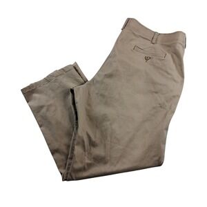 Lee Mens Pants 44x30 Tan Extreme Comfort Straight Fit Performance Chinos